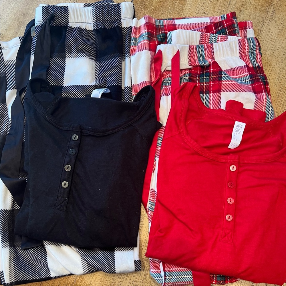 2 pajama sets size small